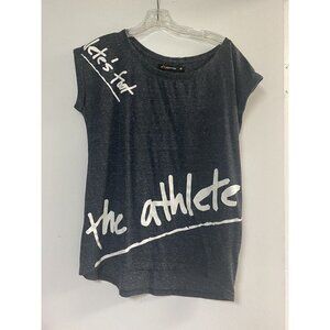 The Athlete's Foot Grey T-Shirt Size Medium M Women's
